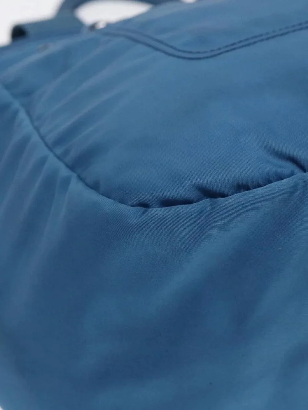 PRADA Shoulder Bag Nylon 2way Blue Silver - Picture 4 of 16